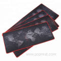 Printed natural rubber mat mouse pad